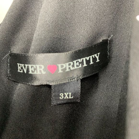 Ever Pretty 3X Maxi Gown Dress Evening Event Slit V-neck Sparkle RHH10580 - Picture 5 of 7